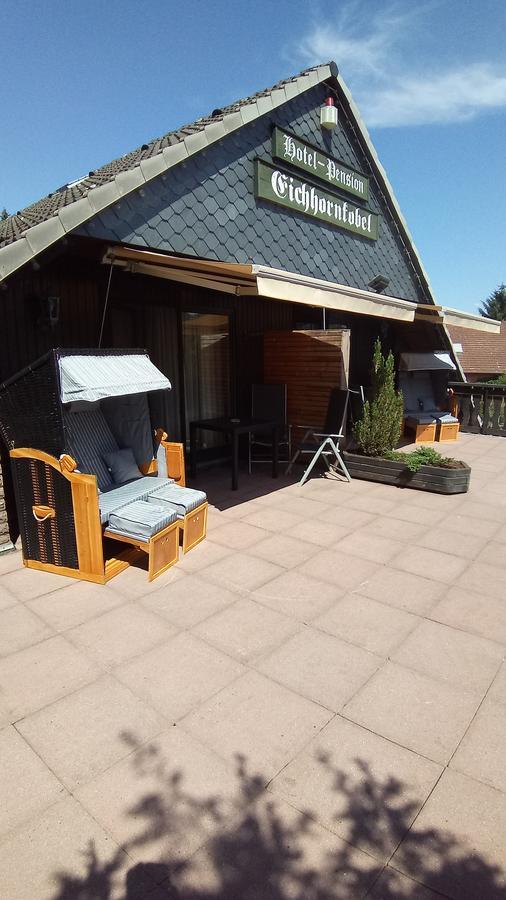 Hotel Garni Eichhornkobel Faßberg Esterno foto